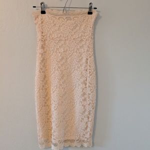 ASOS Bandeau Lace Dress Size 4
